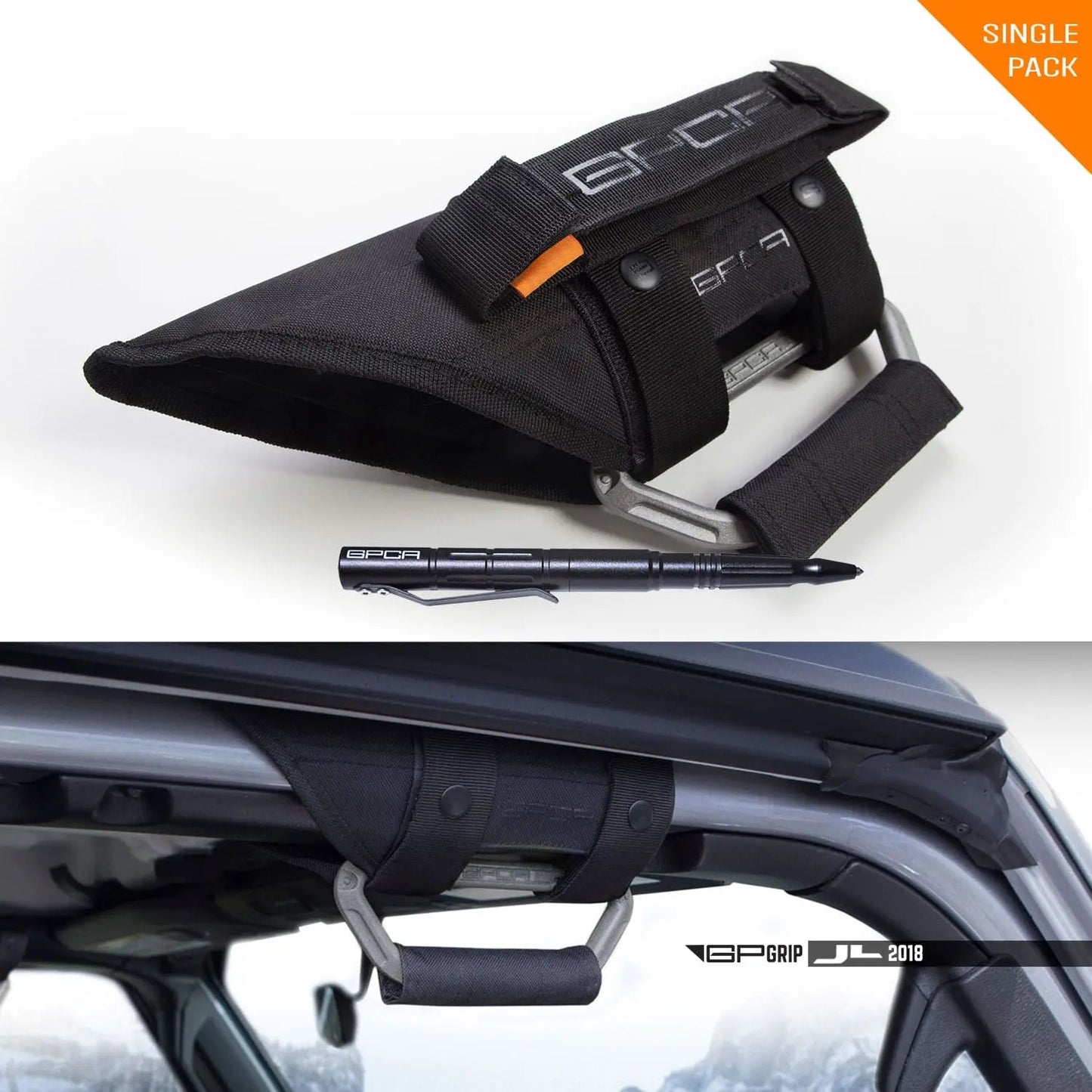 GP-Grip PRO Foldable Handle — Jeep Wrangler JL, Gladiator JT & 4xe (2018+) - GPG-P1-SG-GPG-P2-SG-GPG-P1S1-SG-GPG-P4-SG-GPG-L1-SG- DRIVEN - 14