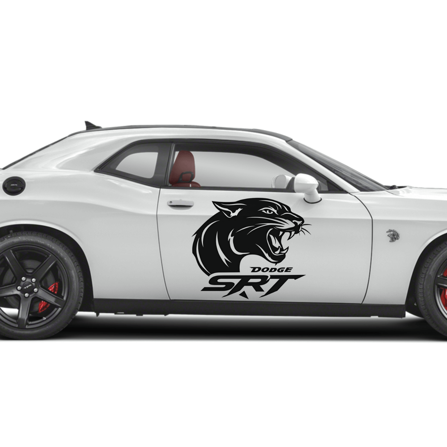 Dodge SRT Tiger Vinyl Decal Sticker – Aggressive Muscle Car Graphic – Fits Challenger, Charger, Durango – 6" to 45" Weatherproof - sku-50687730974852-sku-50687731007620-sku-50687731040388-sku-50687731073156-sku-50687731105924- DRIVEN - 1
