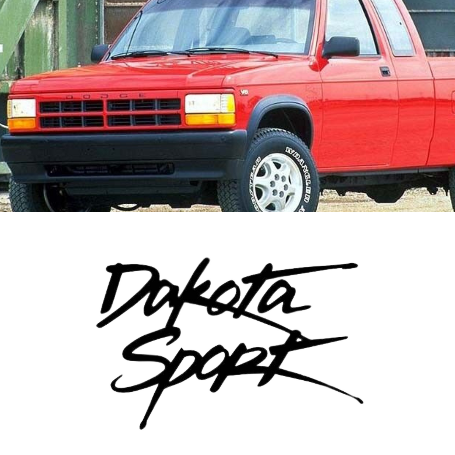 1996 Dodge Dakota Sport Decals | Set of 2 - sku-51737588859012-sku-51737588891780-sku-51737588924548-sku-51737588957316-sku-51737588990084- DRIVEN - 1