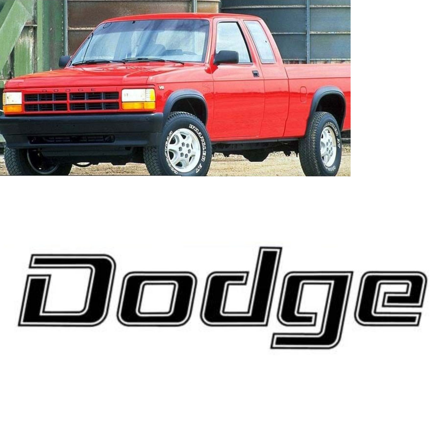 1969-1984 Vintage Dodge Tailgate Decal Logo - sku-41753182240900- DRIVEN - 1
