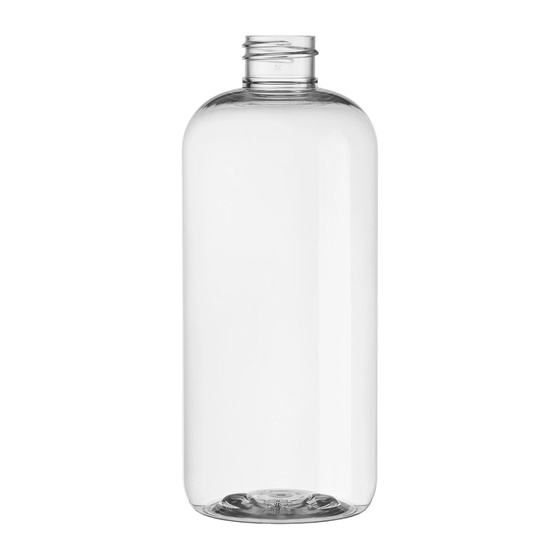 16 oz. Clear PET Plastic Boston Round Bottle - CDS-PBR16-01-CDS-PBR16-06- DRIVEN - 1