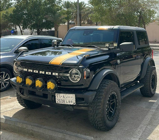 Offset Racing Hood Stripes V1 - 2021+ Bronco - 21BRONCOSTROFF-MB-21BRONCOSTROFF-MBX2-21BRONCOSTROFF-GB-21BRONCOSTROFF-GBX2-21BRONCOSTROFF-BO- DRIVEN - 2