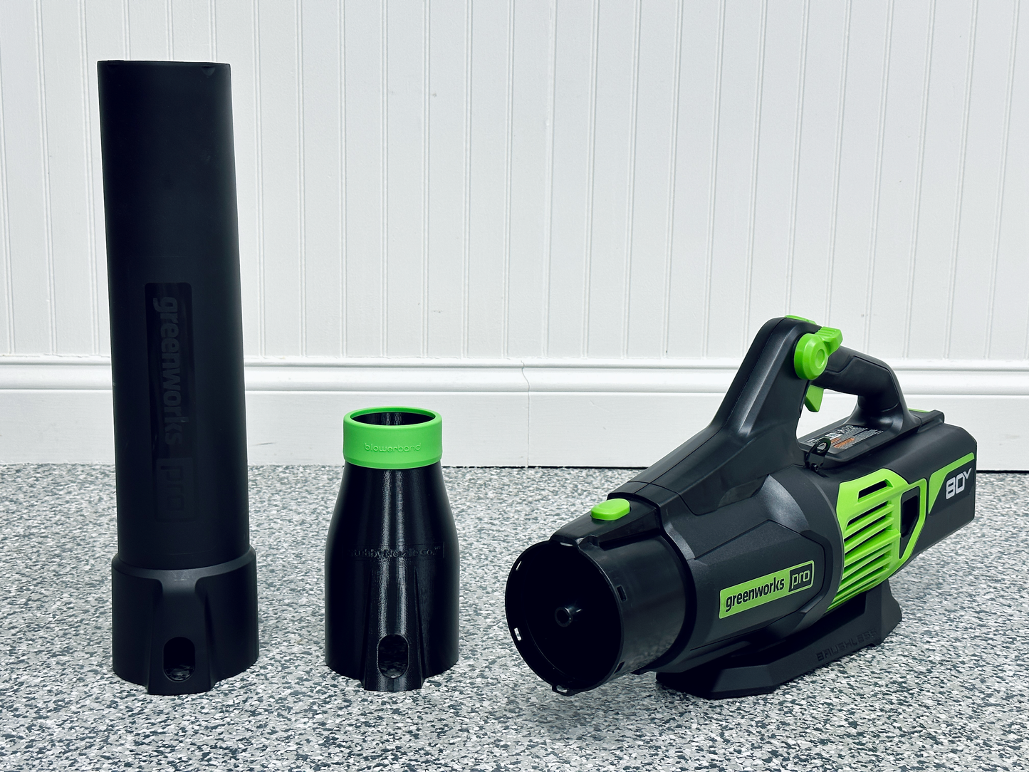 STUBBY® Car Drying Nozzle for Greenworks 760, 730, 700, 610, 585, 550, 515, & 500 CFM Leaf Blowers - SNC-STUBBY-GREENWORKS-730-NAKED-SNC-STUBBY-GREENWORKS-730-GREEN-SNC-STUBBY-GREENWORKS-730-GREY-SNC-STUBBY-GREENWORKS-730-BLACK- DRIVEN - 10