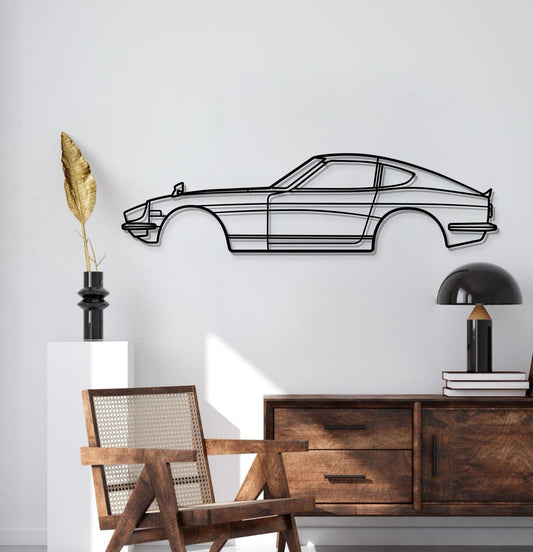 1969 Fairlady Z 432 Metal Car Wall Art - MT0122 - MT0122B49L-MT0122B69L-MT0122B80L-MT0122B99L-MT0122B120L- DRIVEN - 2