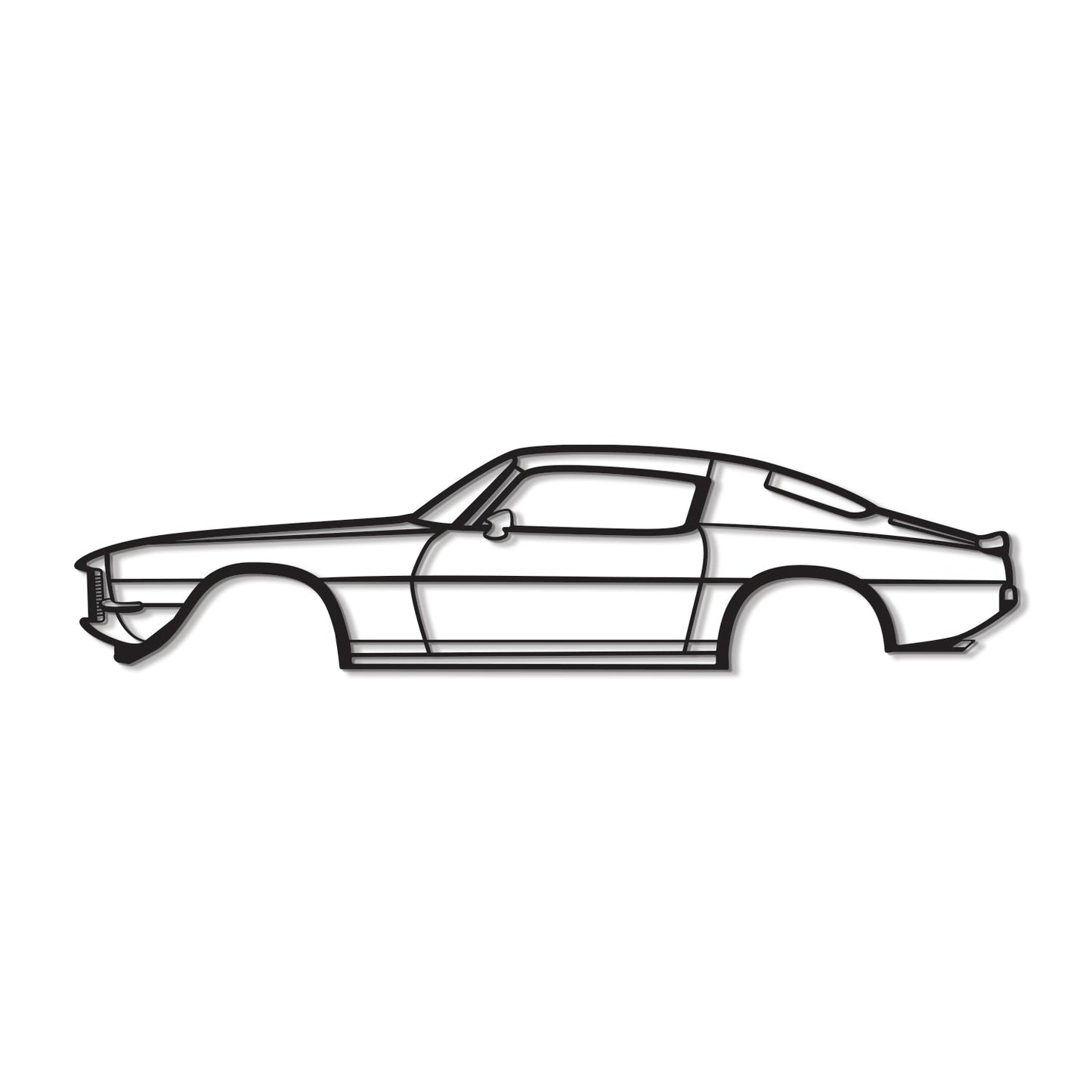 1971 Camaro Z28 Metal Car Wall Art - MT0138 - MT0138B49L-MT0138B69L-MT0138B80L-MT0138B99L-MT0138B120L- DRIVEN - 8