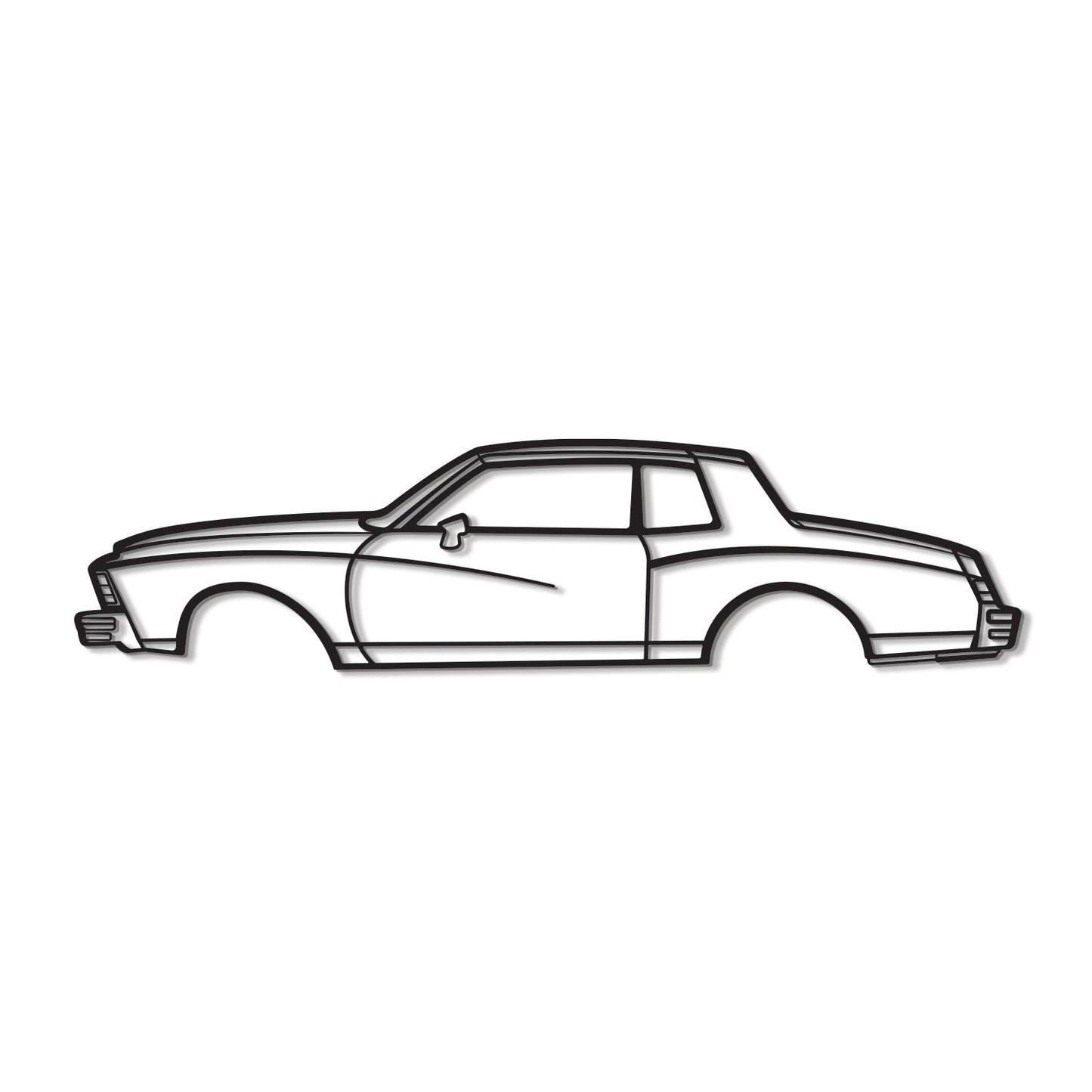 1979 Monte Carlo Metal Car Wall Art - MT0184 - MT0184B49L- DRIVEN - 7