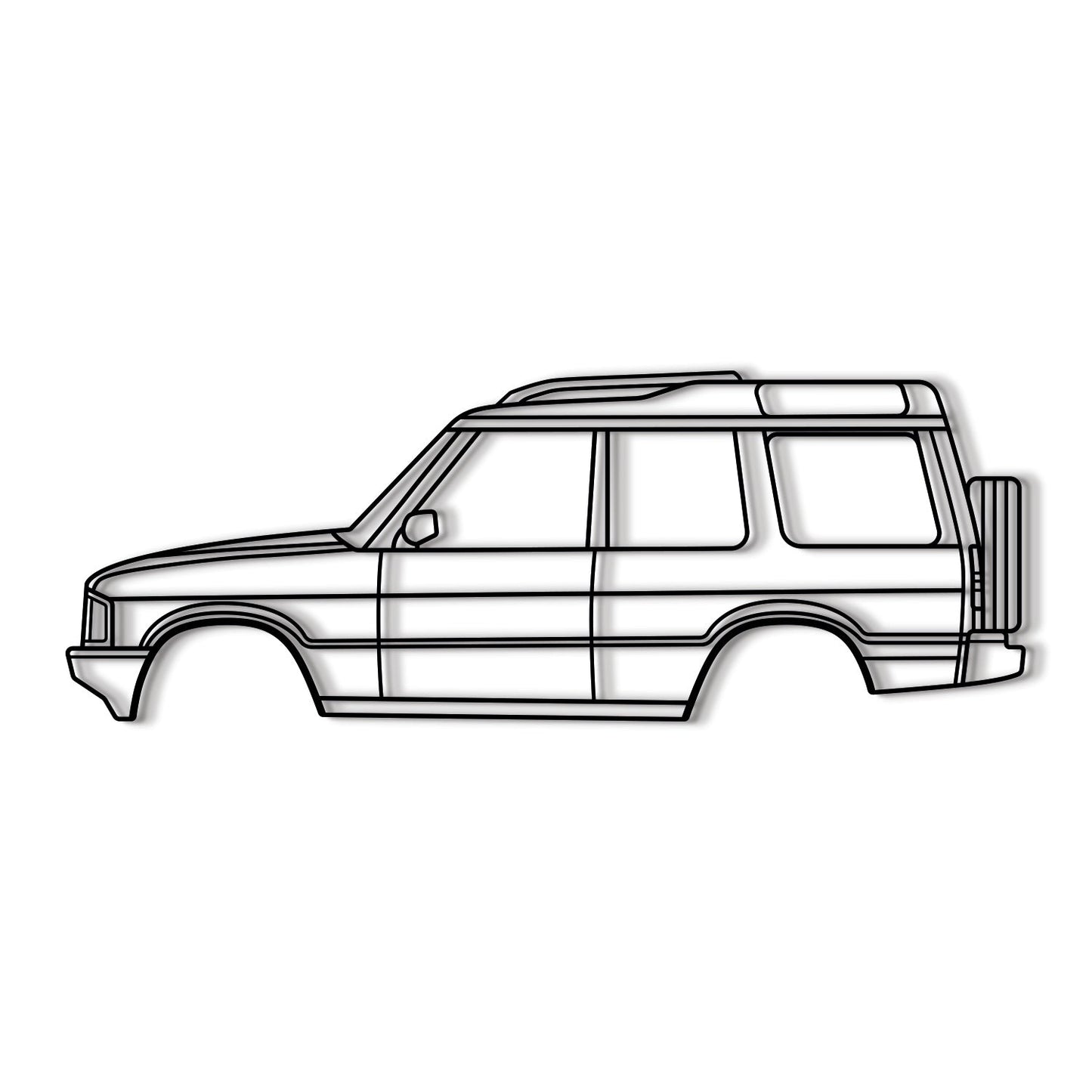 2000 Discovery Series II (L318) 1st Gen Metal Car Wall Art - MT0279 - MT0279B49L-MT0279B69L-MT0279B80L-MT0279B99L-MT0279B120L- DRIVEN - 8