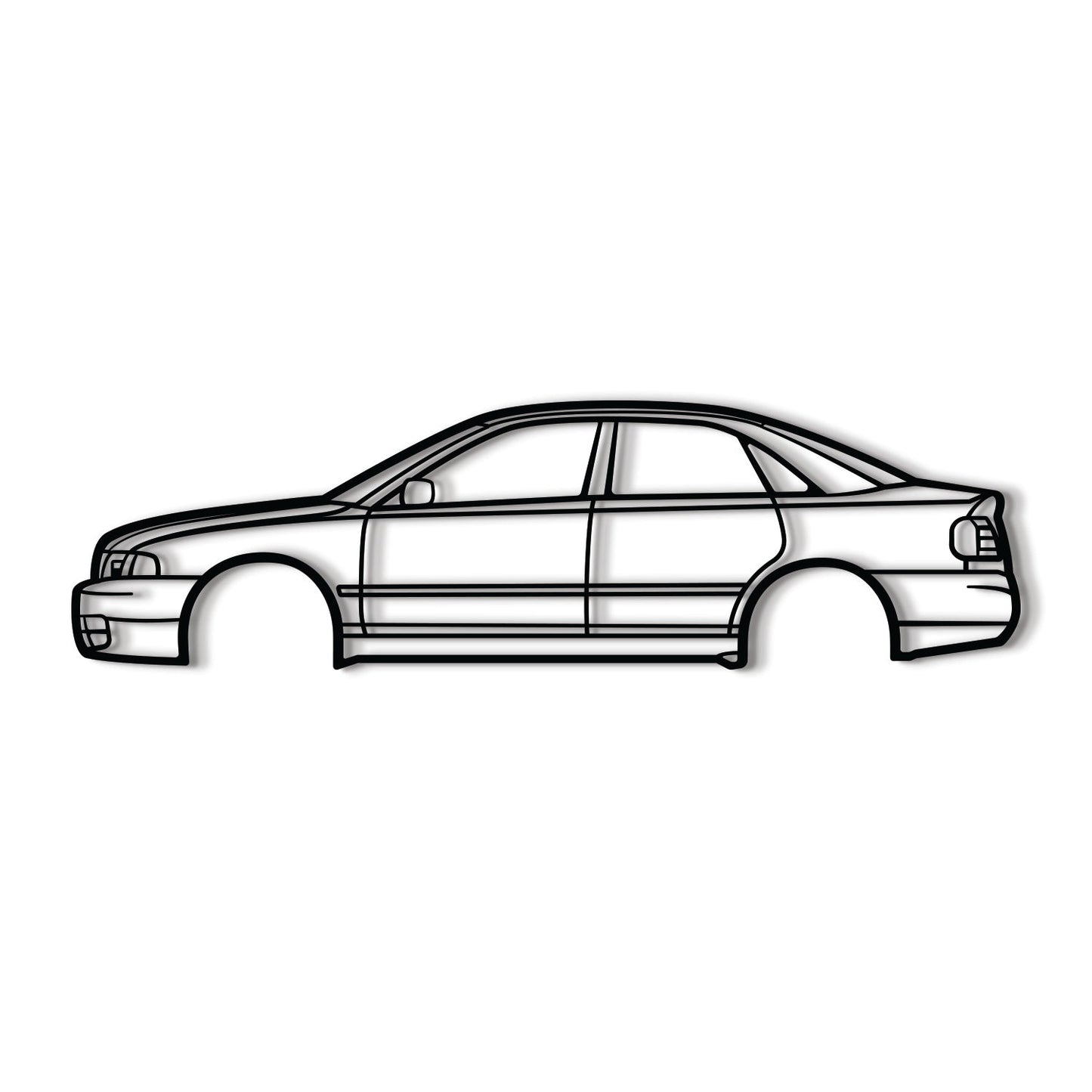 2001 RS4 B5 Metal Car Wall Art - MT0292 - MT0292B49L-MT0292B69L-MT0292B80L-MT0292B99L-MT0292B120L- DRIVEN - 8