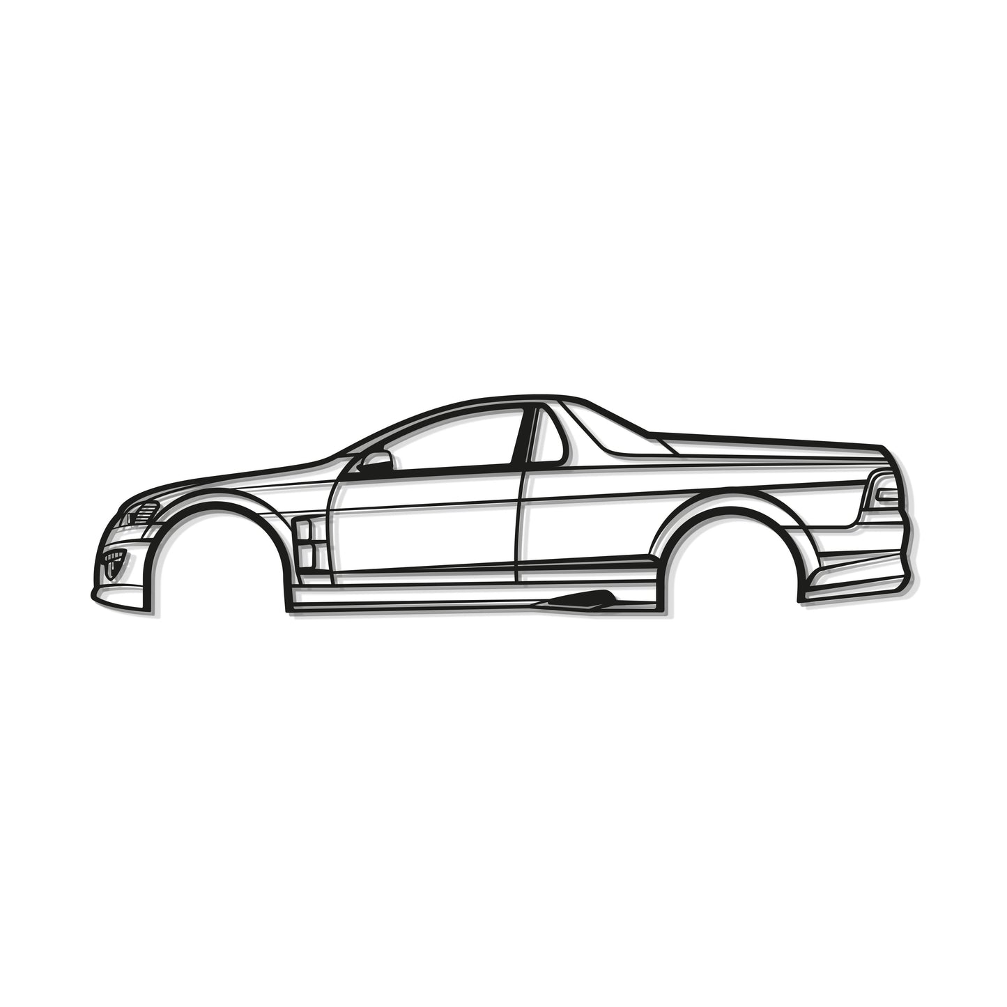 2009 HSV Maloo Metal Car Wall Art - MT0391 - MT0391B49L-MT0391B69L-MT0391B80L-MT0391B99L-MT0391B120L- DRIVEN - 8