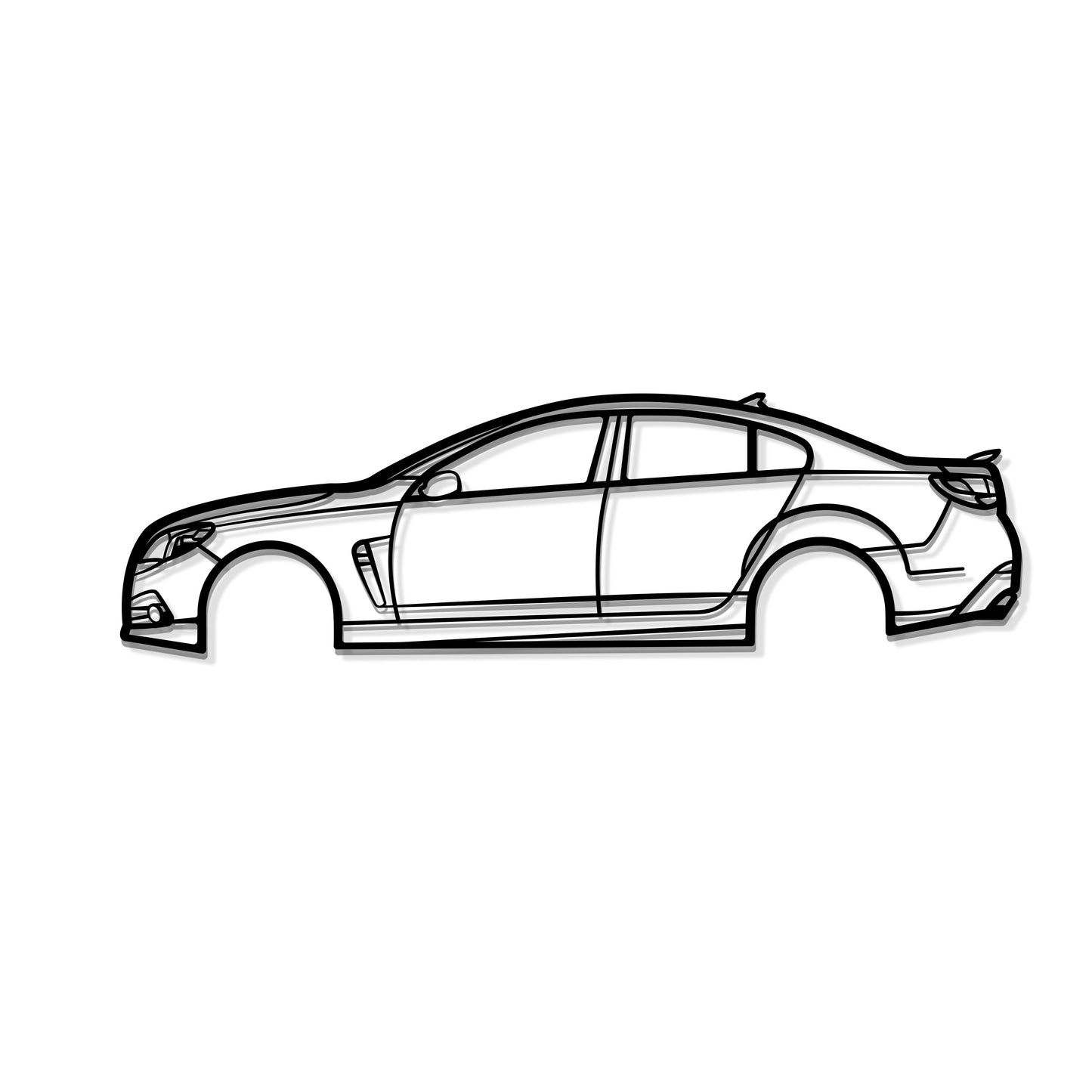 2015 SS Metal Car Wall Art - MT0541 - MT0541B49L-MT0541B69L-MT0541B80L-MT0541B99L-MT0541B120L- DRIVEN - 8