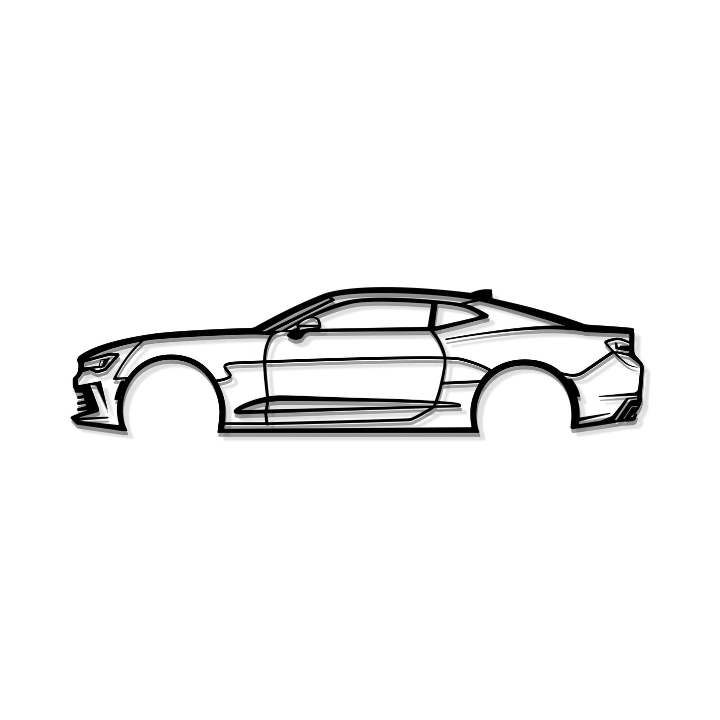 2016 Camaro Metal Car Wall Art - MT0555 - MT0555B49L-MT0555B69L-MT0555B80L-MT0555B99L-MT0555B120L- DRIVEN - 8