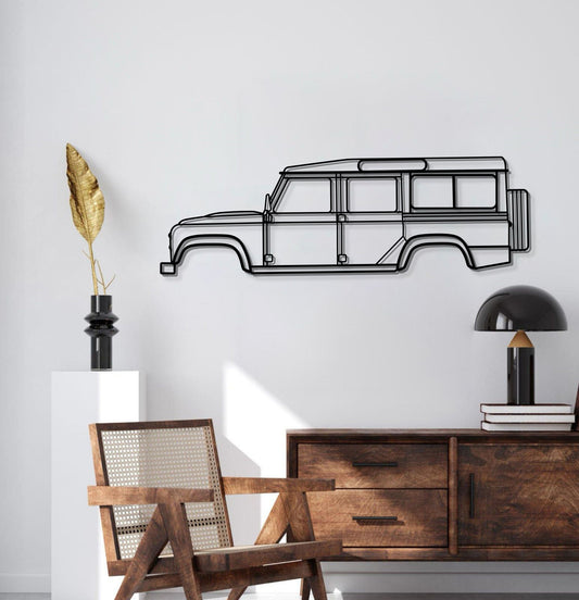2016 Defender 110 Metal Car Wall Art - MT0561 - MT0561B49L-MT0561B69L-MT0561B80L-MT0561B99L-MT0561B120L- DRIVEN - 2