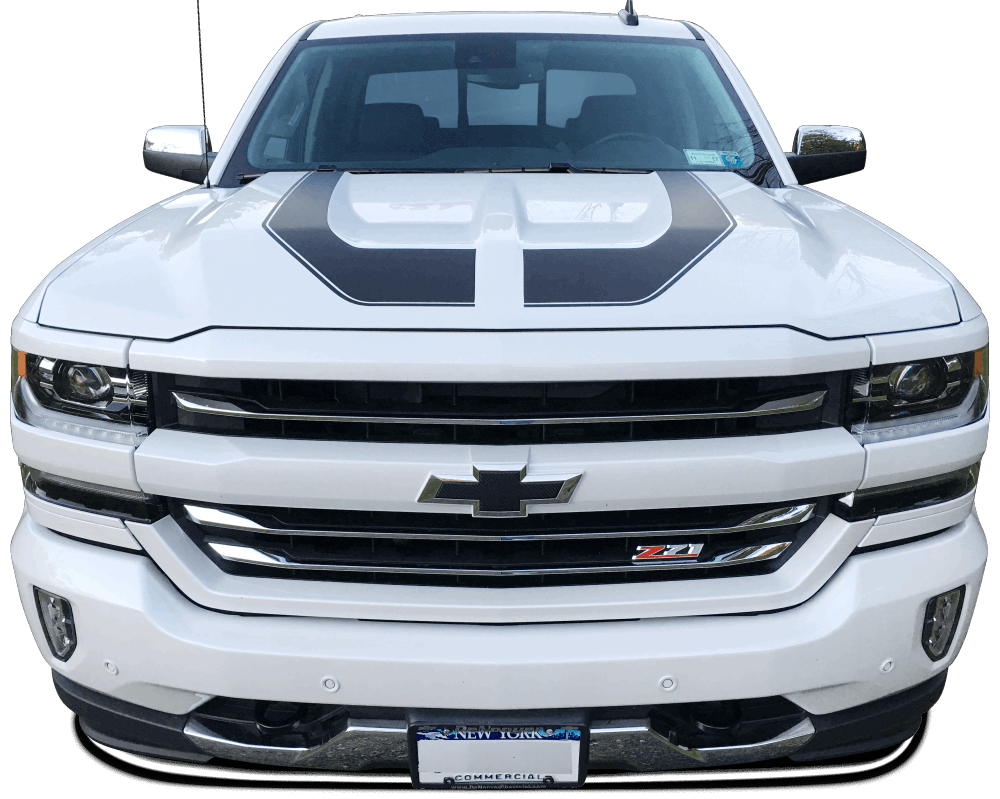 Rally Edition Style Stripes - 2016-2018 Silverado 1500 - 2016:Silverado:RallyEdition-GBK-2016:Silverado:RallyEdition-FBK-2016:Silverado:RallyEdition-GWH-2016:Silverado:RallyEdition-NRD-2016:Silverado:RallyEdition-SIM- DRIVEN - 5