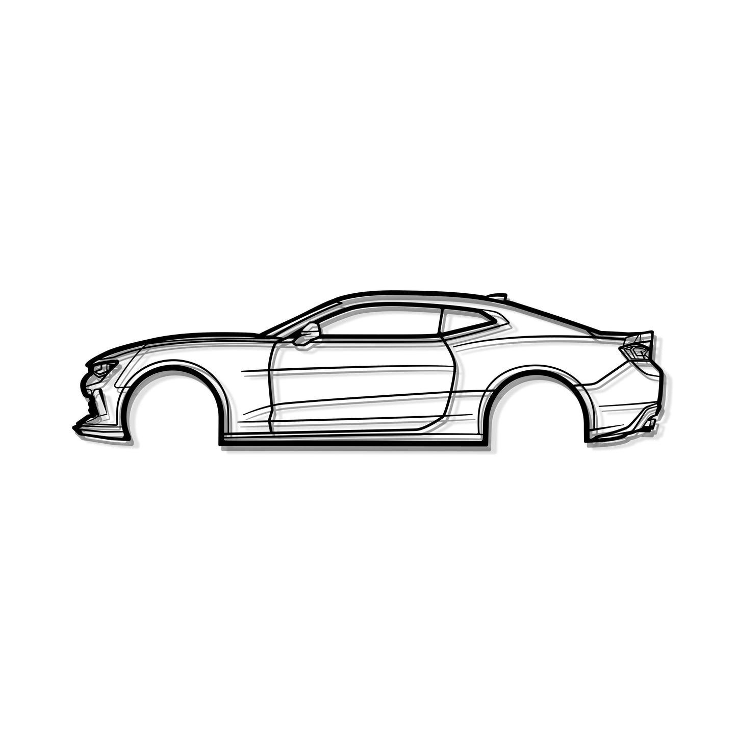 2017 Camaro SS 1LE Metal Car Wall Art - MT0583 - MT0583B49L-MT0583B69L-MT0583B80L-MT0583B99L-MT0583B120L- DRIVEN - 8