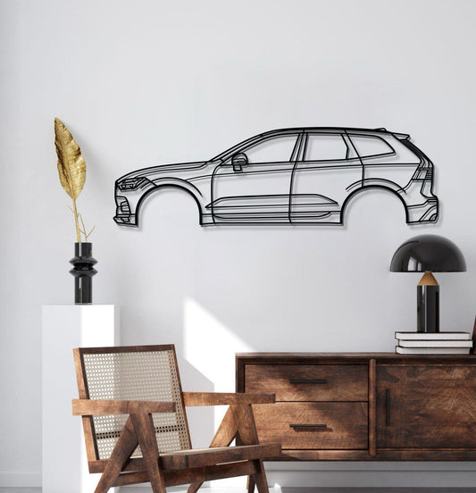 2018 XC60 2nd Gen Metal Car Wall Art - MT0639 - MT0639B49L-MT0639B69L-MT0639B80L-MT0639B99L-MT0639B120L- DRIVEN - 2