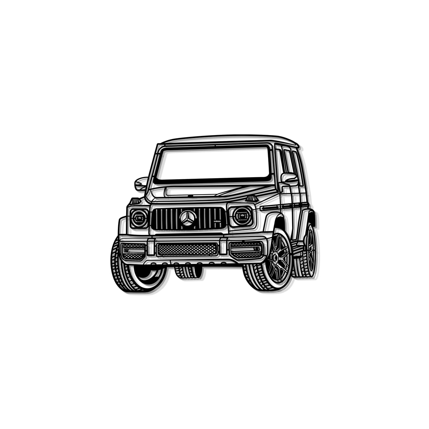 2019 G63 AMG Perspective Metal Car Wall Art - MT0454 - MT0454B69L-MT0454B80L-MT0454B99L-MT0454B115L-MT0454B140L- DRIVEN - 8