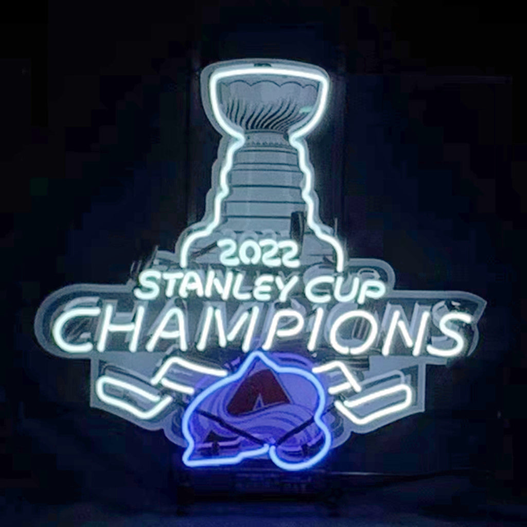 2022 Stanley Cup Champions Colorado Avalanche Neon Signs Light - ME966- DRIVEN - 2