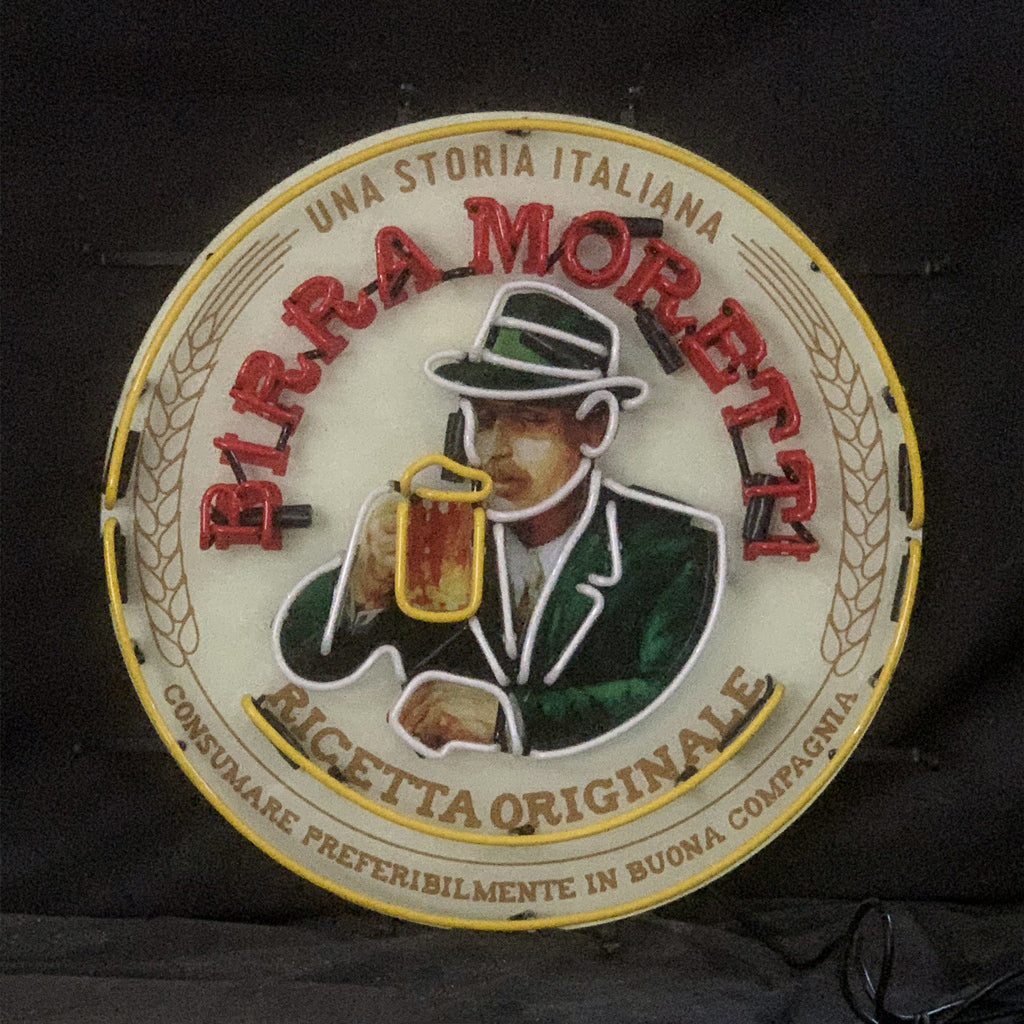 Una Storia Italiana Birra Moretti Ricetta Qriginale Neon Signs - MA041- DRIVEN - 3