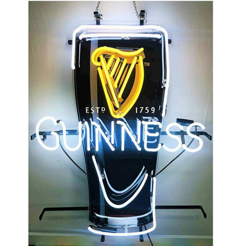 Estd 1759 Guinness Harp Lager Black Can Neon Signs - ME492-19寸-ME492-24寸- DRIVEN - 4