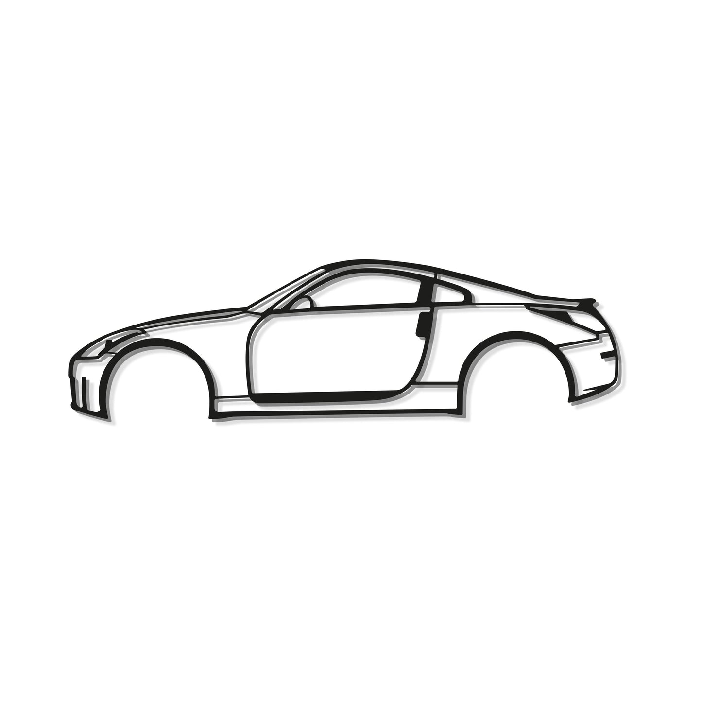 2005 350Z Metal Car Wall Art - MT0319 - MT0319B49L-MT0319B69L-MT0319B80L-MT0319B99L-MT0319B120L- DRIVEN - 8