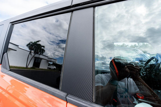 3D Carbon B Pillar Protection Kit - 2021+ Bronco 4 Door - 21BRNBPILLAR4-3DB- DRIVEN - 2