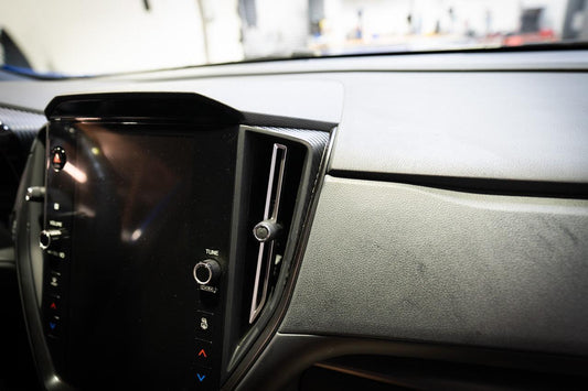 3D Carbon Center AC Vent Outer Trim Overlays - 2022+ WRX - 22WRXCENACOUT-3DB- DRIVEN - 2