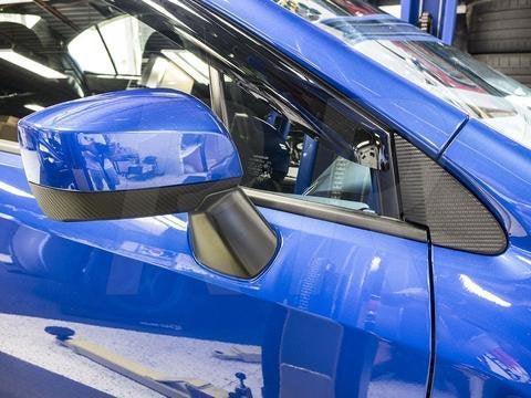 3D Carbon Fiber Quarter Mirror Trim Overlays WRX / STI 2015-2020 - sku-21259698765878- DRIVEN - 2
