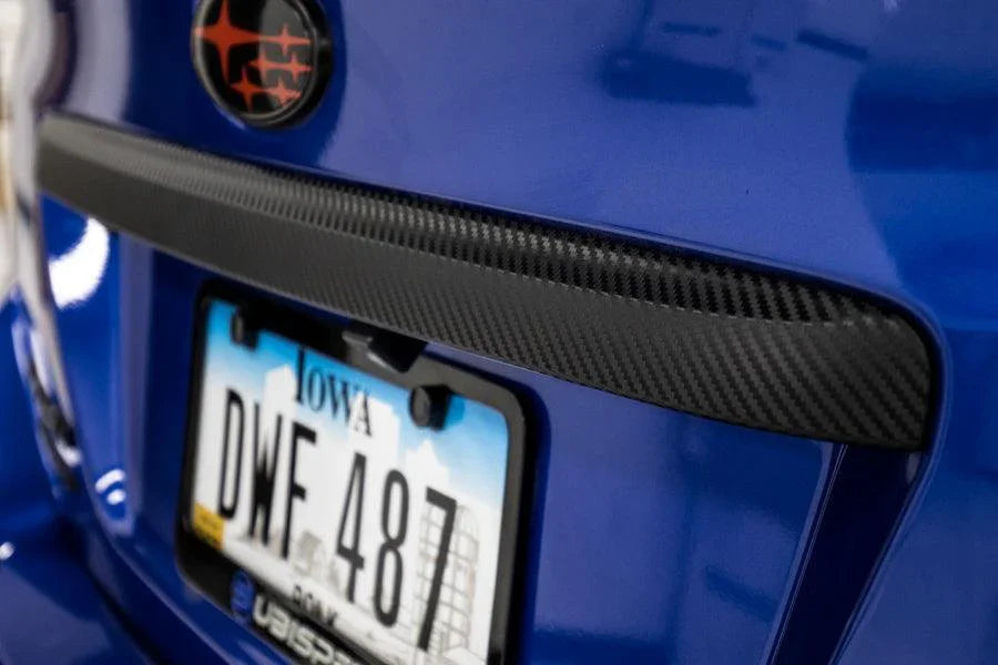 3D Carbon Fiber Vinyl Trunk Trim Overlay - 2015-2021 WRX / STI - 15WRXTRUNK3D-15WRXTRUNKHY-15WRXTRUNKMB- DRIVEN - 5