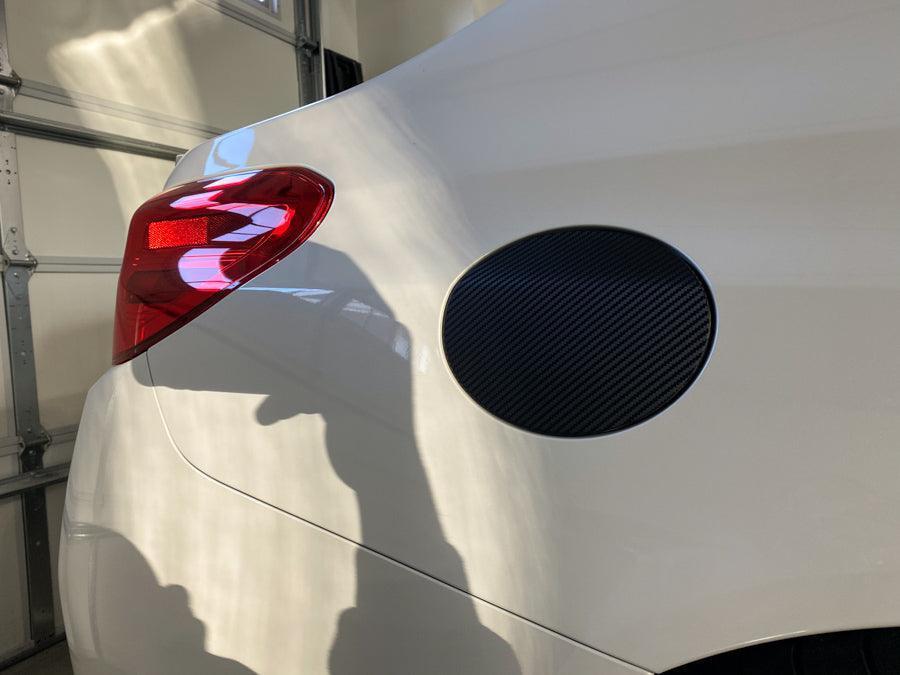 3D Carbon Fuel Door Cover - 2015-2020 WRX / STI - 15WRXFUEL3D-15WRXFUELMB- DRIVEN - 3