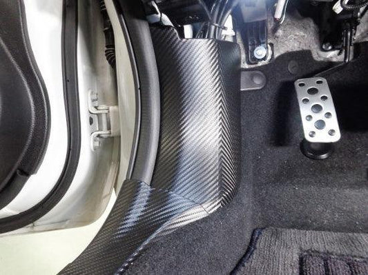 3D Carbon Interior Kick Panel Protection Kit - 2015-2021 WRX & STI - SFB15WRXKP3DCF- DRIVEN - 2