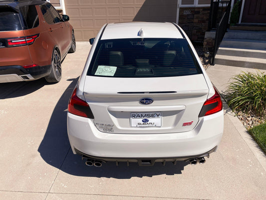 3D Carbon Low Profile OEM Spoiler Protector Accent with Logo - 2015-2021 WRX / STI - SFB15WRXLPS3DWRX-SFB15WRXLPS3DSTI-SFB15WRXLPS3DCLWRX-SFB15WRXLPS3D-SFB15WRXLPSEGB- DRIVEN - 2