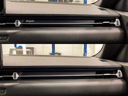 3D Carbon Passenger Side Dash Interior Overlay - 2020+ Supra - A90DASH3D-A90DASH3D-2- DRIVEN - 2