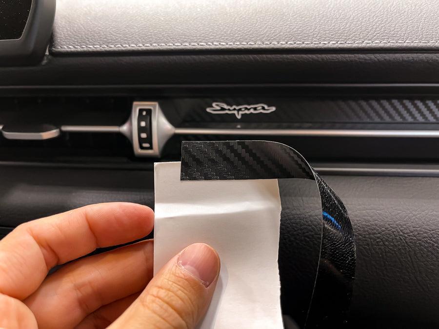 3D Carbon Passenger Side Dash Interior Overlay - 2020+ Supra - A90DASH3D-A90DASH3D-2- DRIVEN - 6