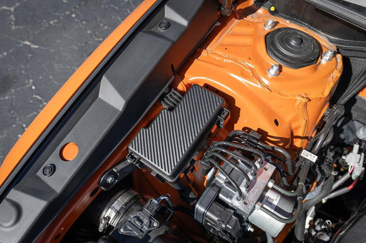 3D Carbon Secondary Fuse Box Cover Overlay fits 2022+ Subaru WRX - 22WRXSECFUSE2-3DB- DRIVEN - 2