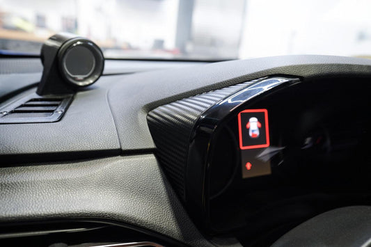 3D Carbon Speedometer Outer Trim Overlays (Rear) - 2022+ WRX - 22WRXSPEEDOUTRLH-3DB-22WRXSPEEDOUTRRH-3DB-2- DRIVEN - 2