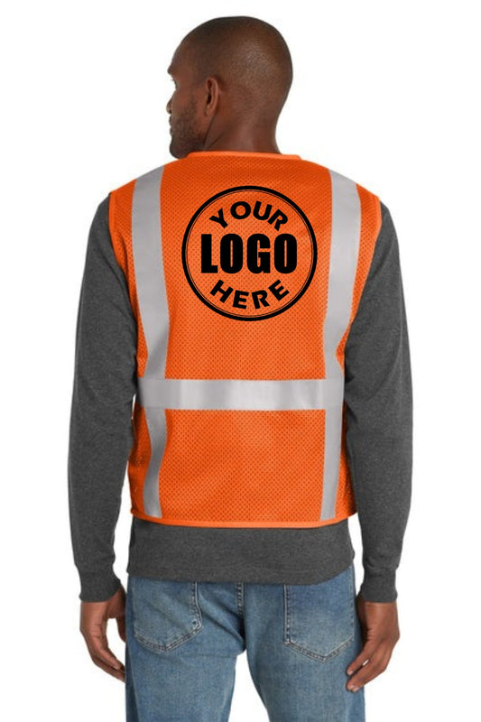 CORNERSTONE® | Customized Safety Vest | CSV104 Hi-Vis - ANSI Class 2 - CSV104-CSV105-CSV106-CSV107-CSV108- DRIVEN - 2