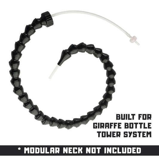 GIRAFFE | Tower | Replacement Low-Flow Tube & Check Valve for Racing Driver Hydratation Bottle - 504082-504084-504085-504086- DRIVEN - 2