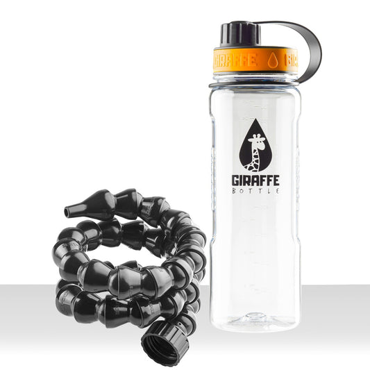 GIRAFFE | TOWER (Youth) - 24 Oz - Clear | Low-Flow Rigid Straw Racing Driver Hydratation Bottle - 504912-504922-504913-504923-504914- DRIVEN - 2