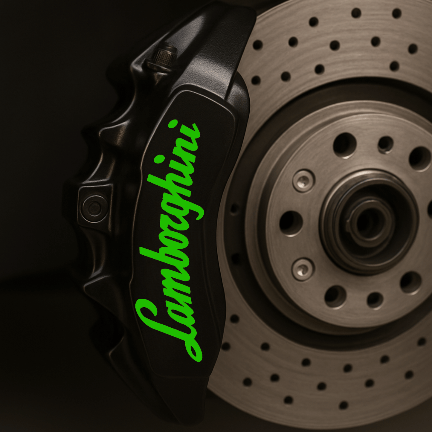 Lamborghini Logo Vinyl Decal for Performance Brake Calipers Kit - sku-50888839725188-sku-50888839757956-sku-50888899887236-sku-50888899920004-sku-50888899952772- DRIVEN - 6