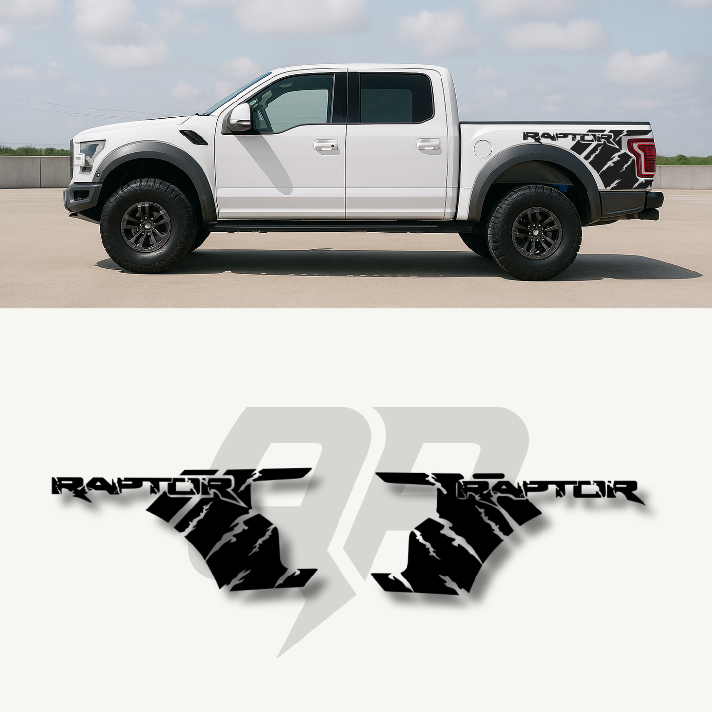 2017–2020 Ford Raptor Fender Graphic Decal Kit - sku-51308182864004-sku-51308182896772-sku-51308182929540-sku-51308182962308-sku-51308182995076- DRIVEN - 1