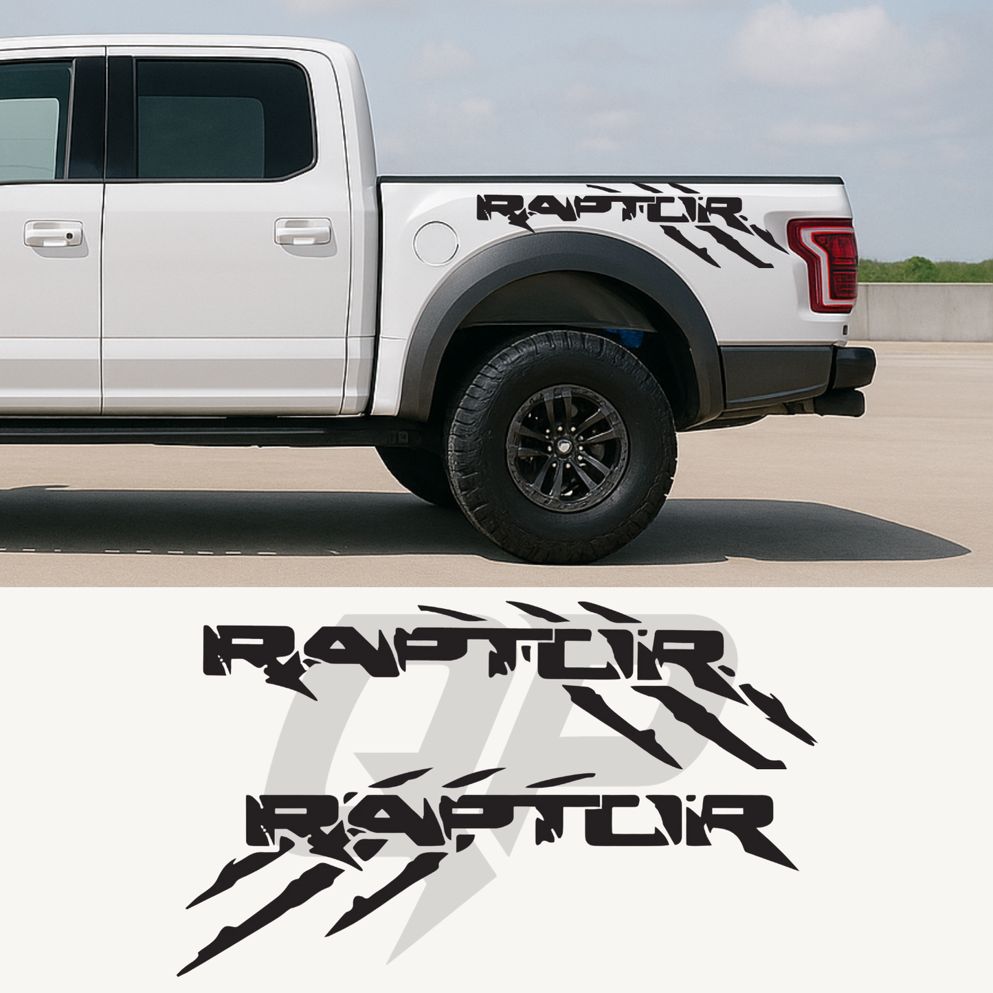 2017–2020 Ford Raptor Fender Graphic Decal Set - sku-51308186304644-sku-51308186337412-sku-51308186370180-sku-51308186402948-sku-51308186435716- DRIVEN - 1