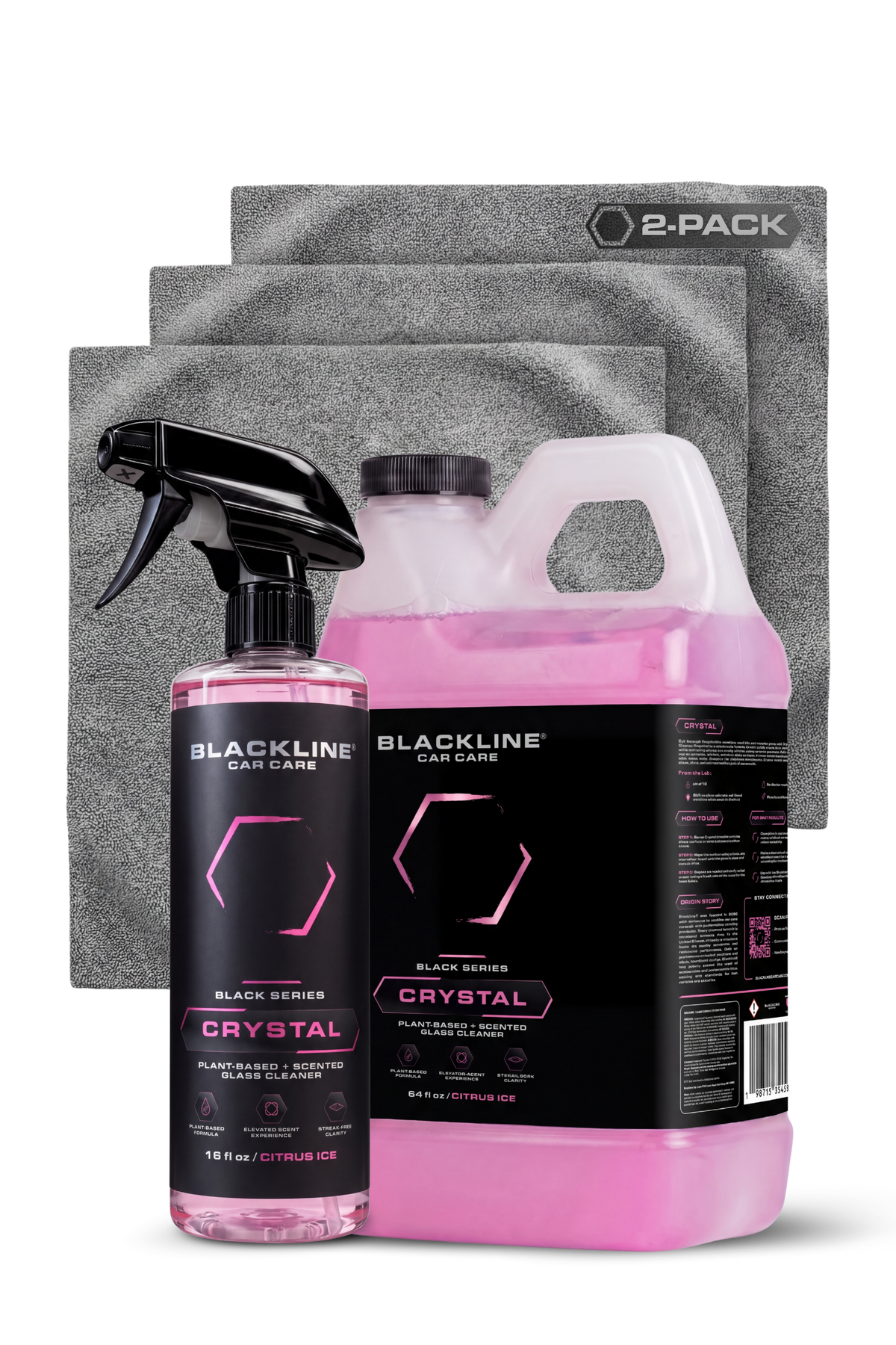 BLACKLINE® CRYSTAL GLASS CLEANER - BLCGCUB- DRIVEN - 10