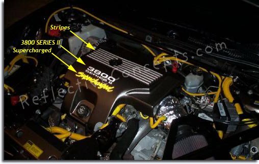 L67 Engine Cover Overlays - 97-04 Regal GS (Supercharged) - L67EC:Regal- DRIVEN - 2