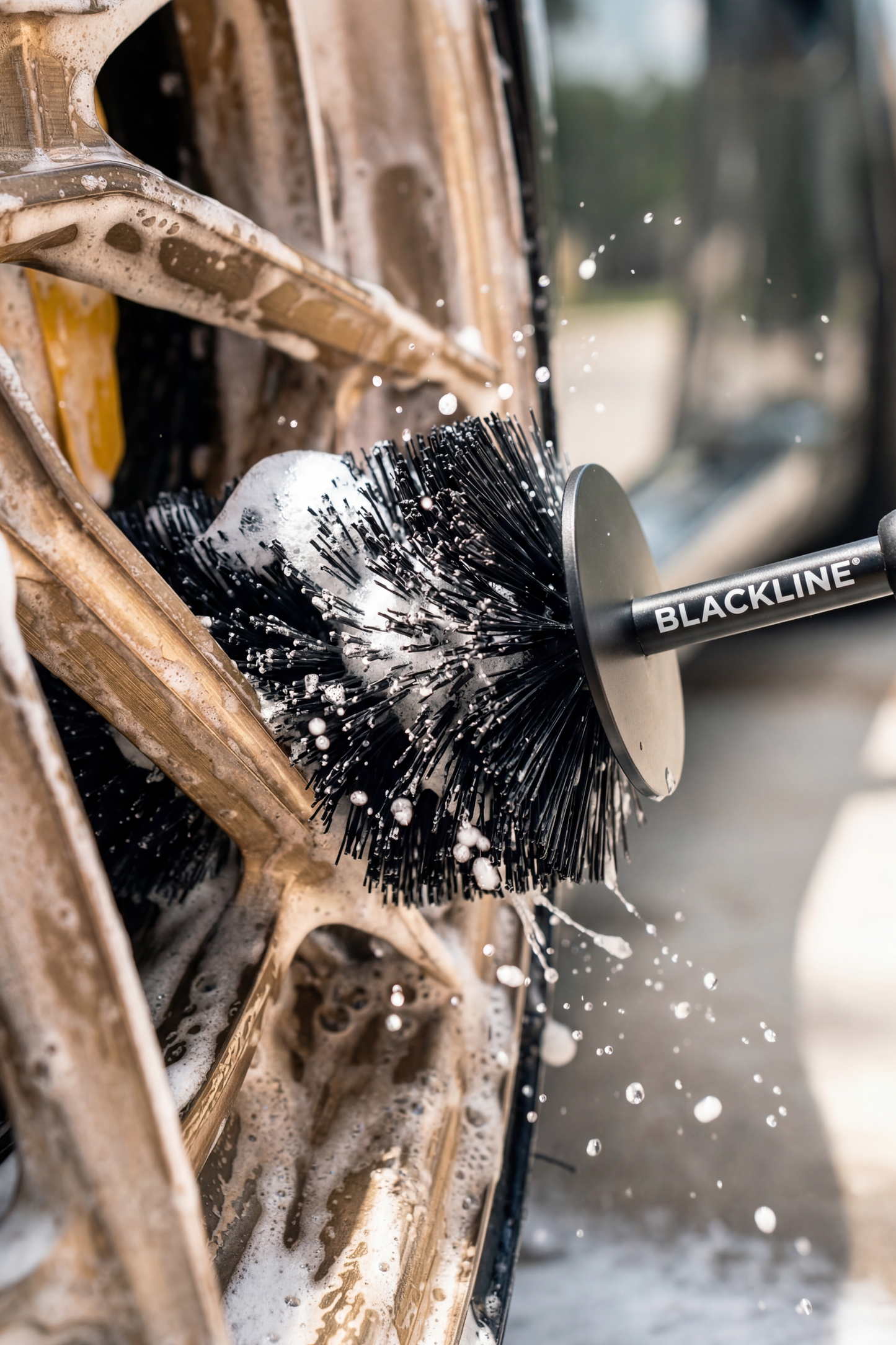 BLACKLINE® WHEEL BARREL BRUSH - BLWBB- DRIVEN - 5