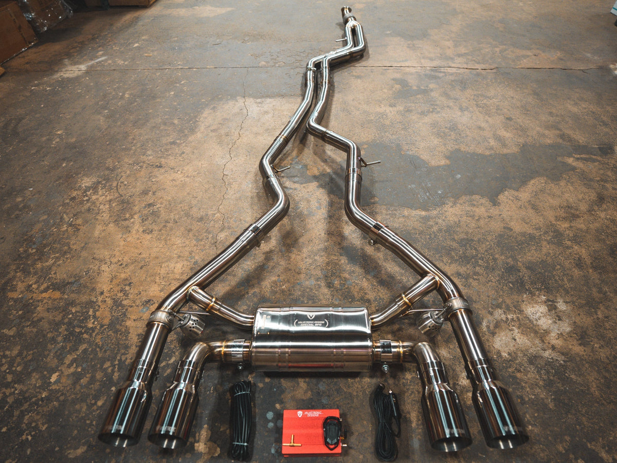 BMW F87 M2 Valved Sport Exhaust System (N55) - BMW.F87.M2.VSES.BR.BRSH- DRIVEN - 4