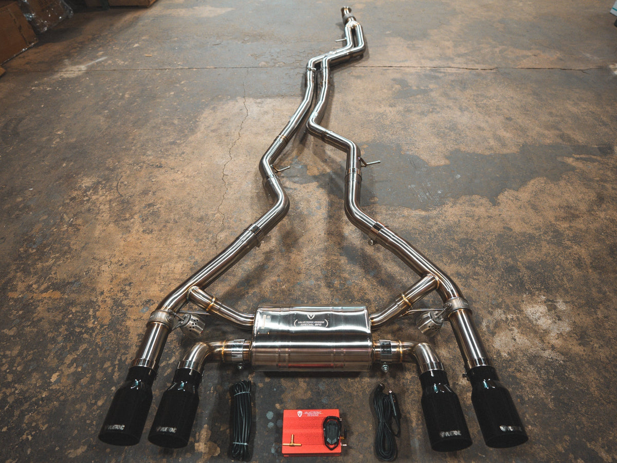 BMW F87 M2 Valved Sport Exhaust System (N55) - BMW.F87.M2.VSES.BR.BLK- DRIVEN - 6