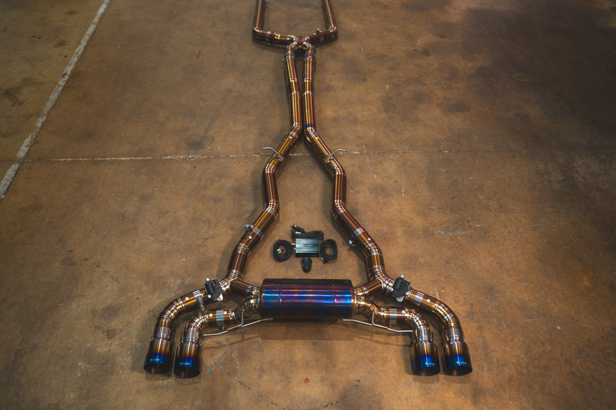 BMW F90 M5 Valved Sport Exhaust System - BMW.F9X.M5.M8.VSES.TI.TIBRT- DRIVEN - 1
