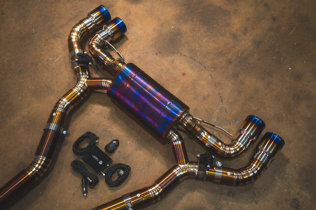 BMW F90 M5 Valved Sport Exhaust System - BMW.F9X.M5.M8.VSES.BR.BRSH- DRIVEN - 3