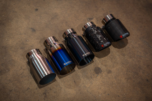 Valvetronic Designs Exhaust Tips (SINGLES) - VTD.TIP.SW.25.35.BRSH-VTD.TIP.SW.25.35.BRT-VTD.TIP.SW.25.35.BLK-VTD.TIP.SLVE.25.35.RC-VTD.TIP.SLVE.25.35.FC- DRIVEN - 2