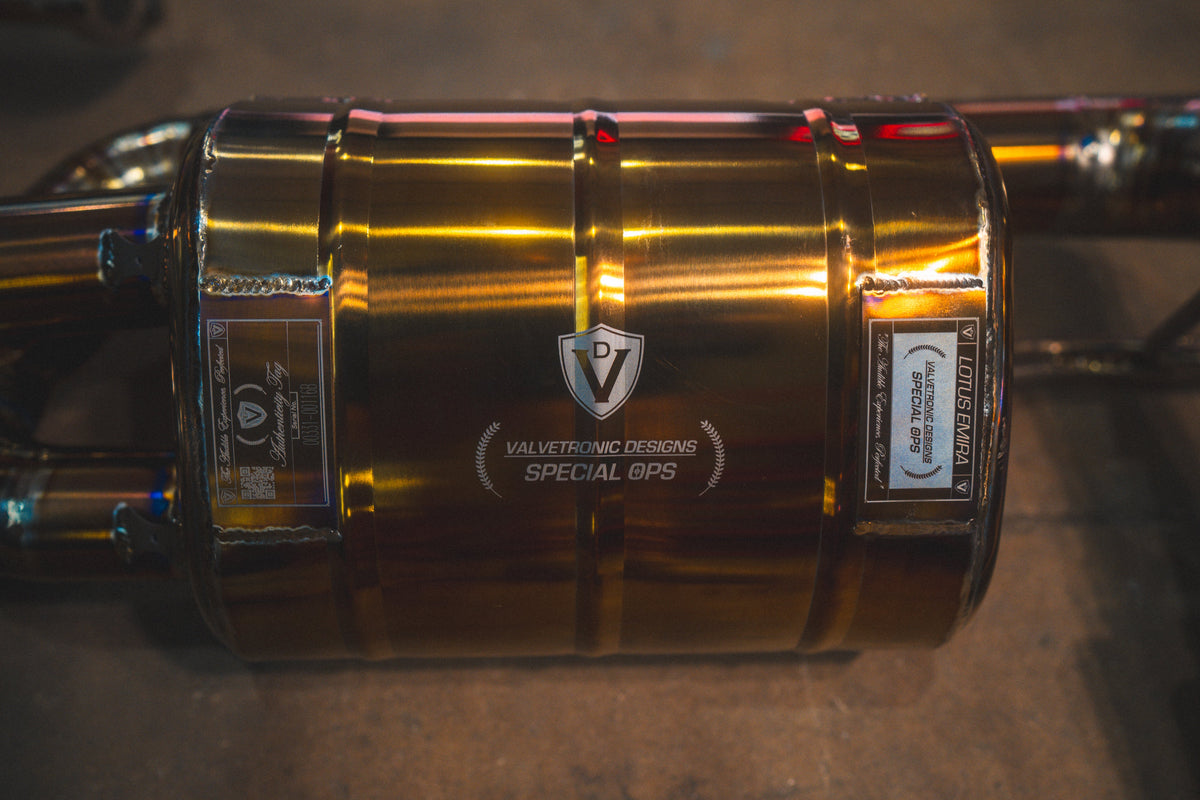 Lotus Emira Valved Sport Exhaust System - LOT.EMIR.VSES.TI- DRIVEN - 11